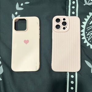 Elegant Pink Heart IPhone 12 Plus Case
